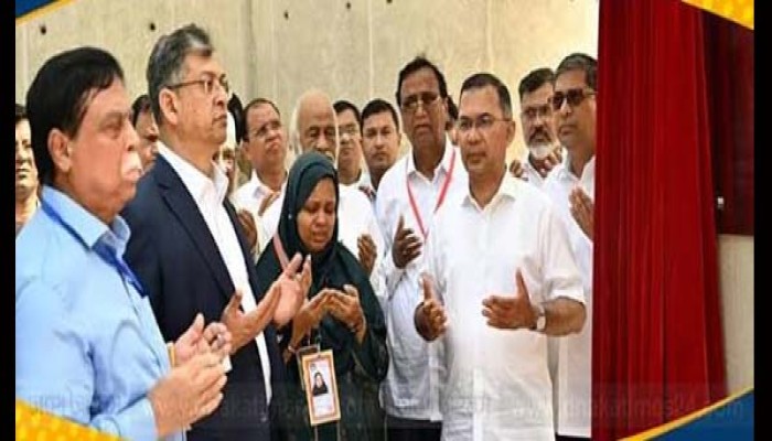 ওসমানী উদ্যানে জুলাই স্মৃতিস্তম্ভ উদ্বোধন করলেন প্রধানমন্ত্রী