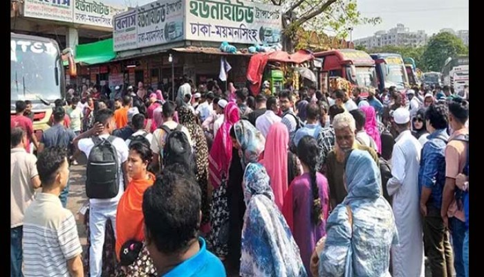 টানা ৫ দিনের ছুটিতে ঢাকা ছাড়ছে মানুষ