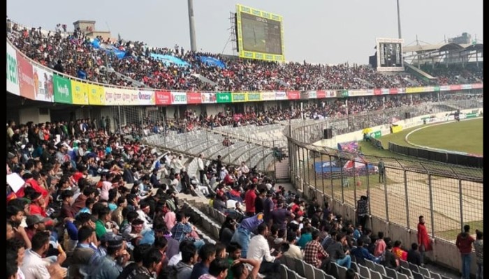 মিরপুর ক্রিকেট স্টেডিয়ামে বিনামূল্যে খেলা দেখার সুযোগ
