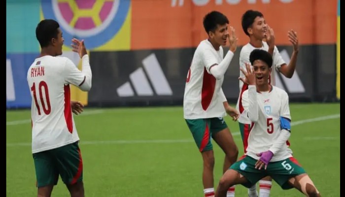 মন্টেনেগ্রোকে উড়িয়ে সেমিফাইনালে বাংলাদেশ