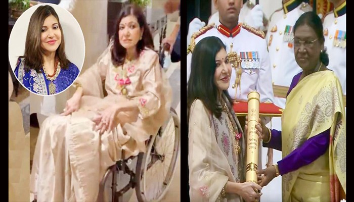 হুইলচেয়ারে জনপ্রিয় সংগীতশিল্পী অলকা ইয়াগনিক!