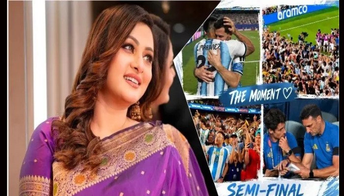 আর্জেন্টিনার সেমিফাইনাল নিশ্চিত হতেই  পূর্ণিমার আবেগঘন বার্তা