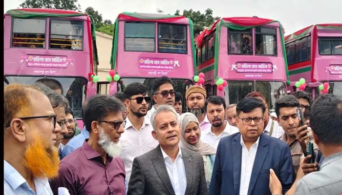 রীদের জন্য চালু হলো 'পিংক বাস' সার্ভিস, চলবে ১৪ রুটে