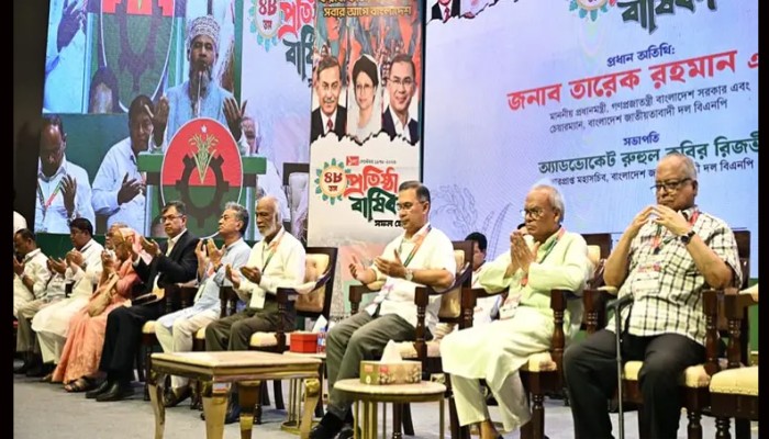 বিএনপির প্রতিষ্ঠাবার্ষিকীর আলোচনা সভায় প্রধানমন্ত্রী