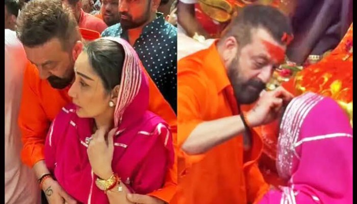 মান্যতাকে সিঁদুর পরিয়ে আলোচনায় সঞ্জয় দত্ত